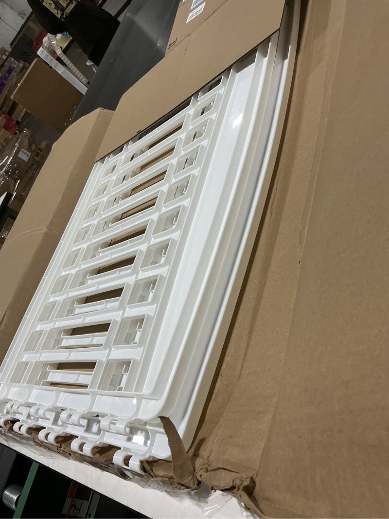 Condition photo showing New/Like New for iris usa 24" 2-panel add-on panels, pet dog puppy playpen, foldable, customizable, white white 24" h
