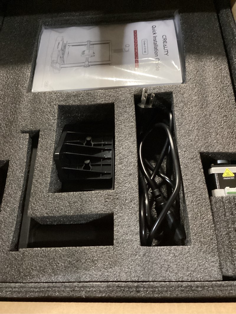 Condition photo showing As Is for creality ender 3 v3 se 3d printer, 250mm/s faster print speed cr touch auto leveling sprite direct extruder dual z-axis auto filament loading ender 3 upgrade 3d printer print size 8.66x8.66x9.84 inch