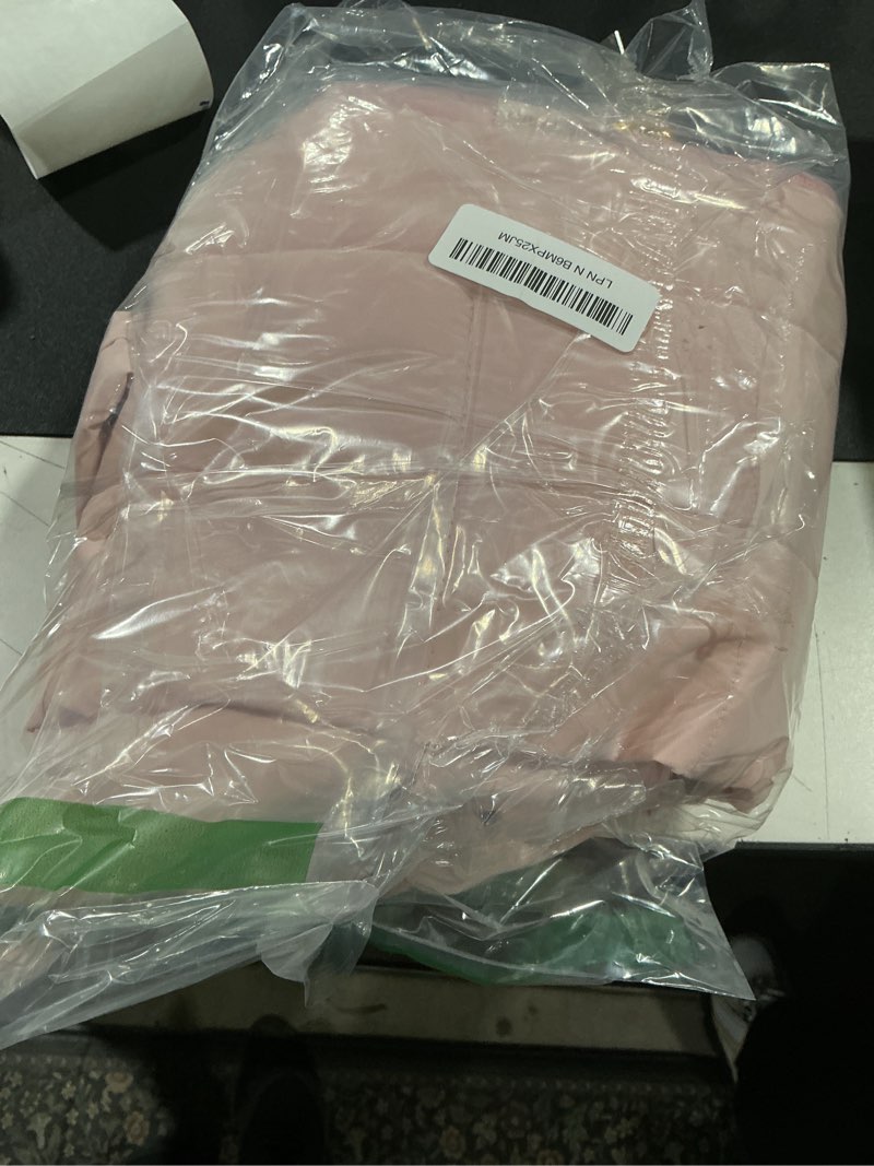 Condition photo showing Good Condition for bagsmart expandable tote bag for women, puffer work tote handbag, quilted carry on bag for travel gym blush pink small