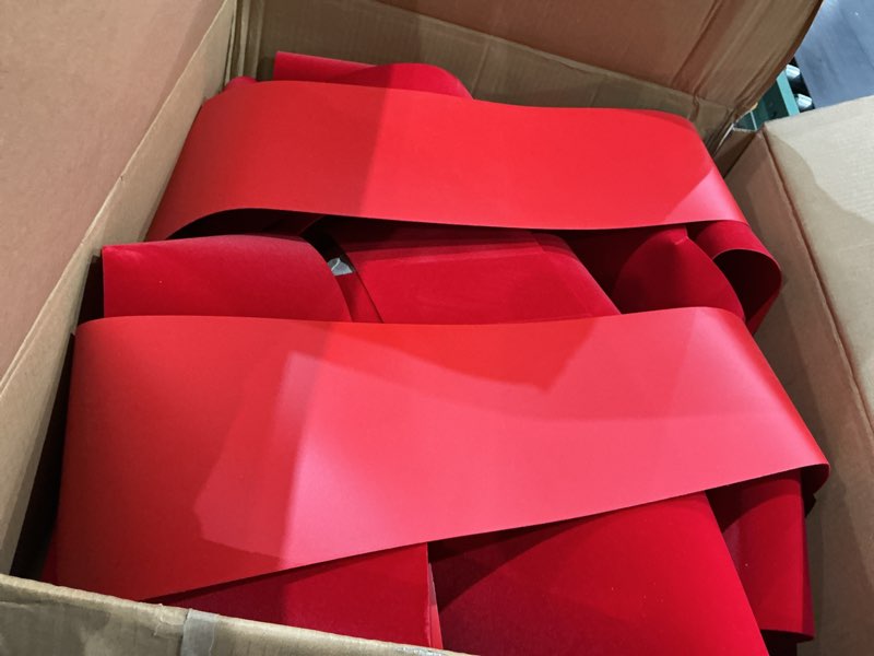 Condition photo showing As Is for 43" giant car bow | 43" red velvet car bow - huge car bow with non scratch magnet base, weather resistant and waterproof vinyl magnetic big car bow (1 pack) 43" red velvet - 1 pcs
