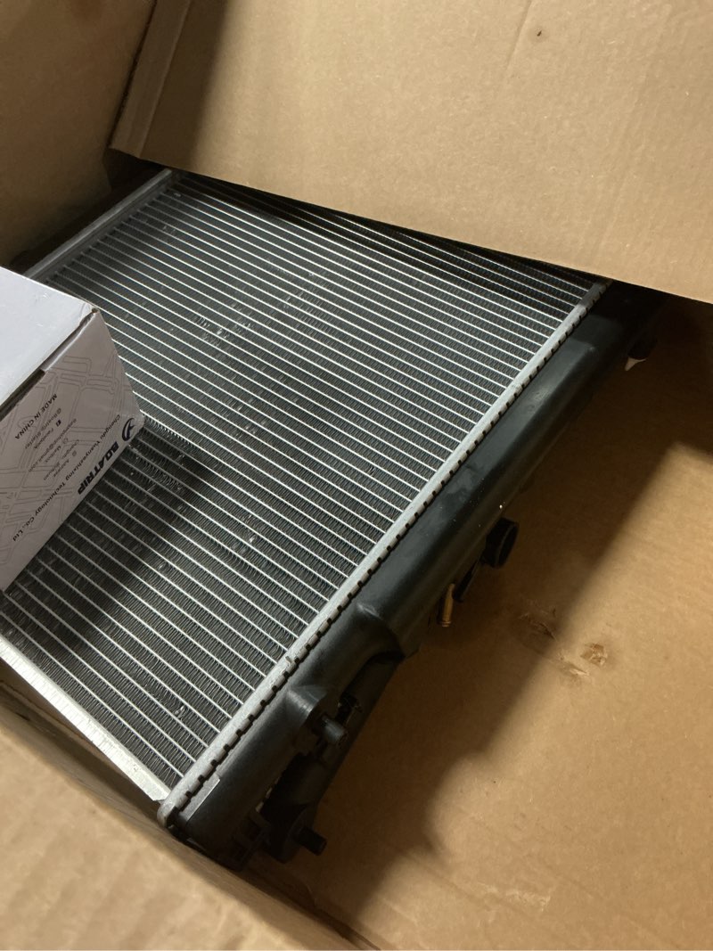 Condition photo showing As Is for scitoo 2443 radiator at radiator fit 2002-2006 for honda for cr-v 2.4l 2003-2006 for honda for element 2.4l