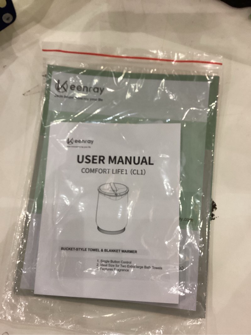 BUCKET-STYLE TOWEL & BLANKET WARMER