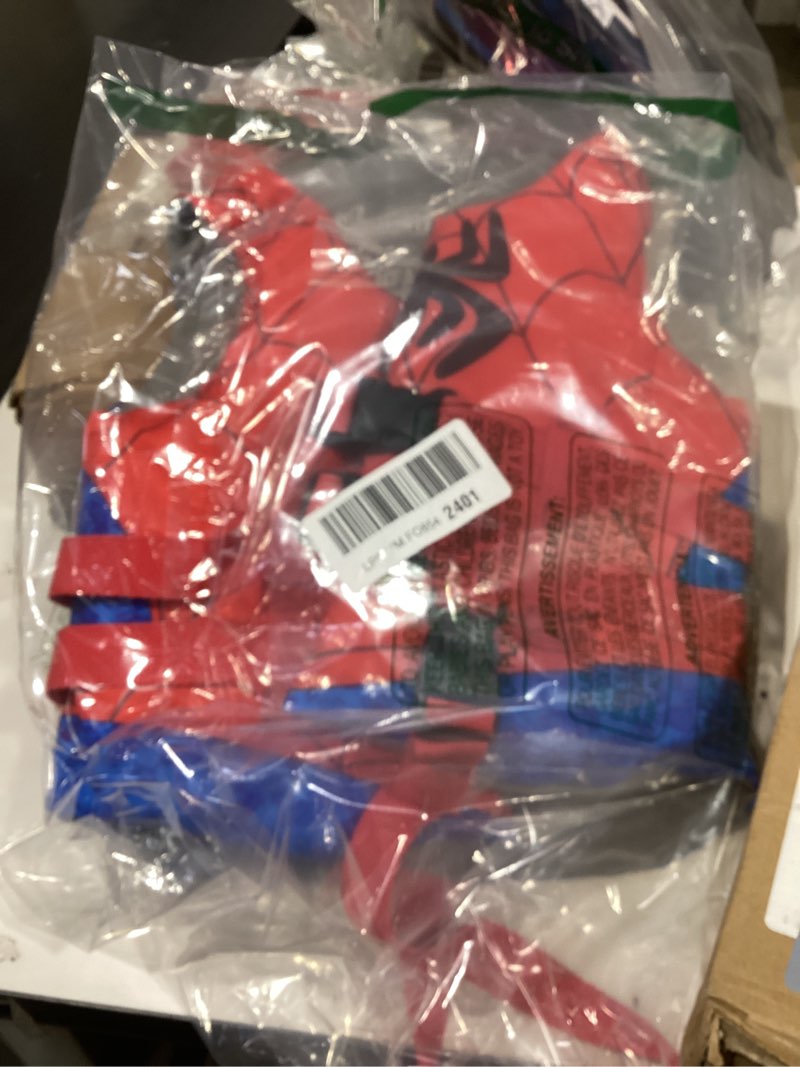 Condition photo showing New/Like New for swimways marvel swim trainer life jacket, us coast guard approved life vest kids swim vest, pool floats & life jackets for kids 33-55 lbs, spidey