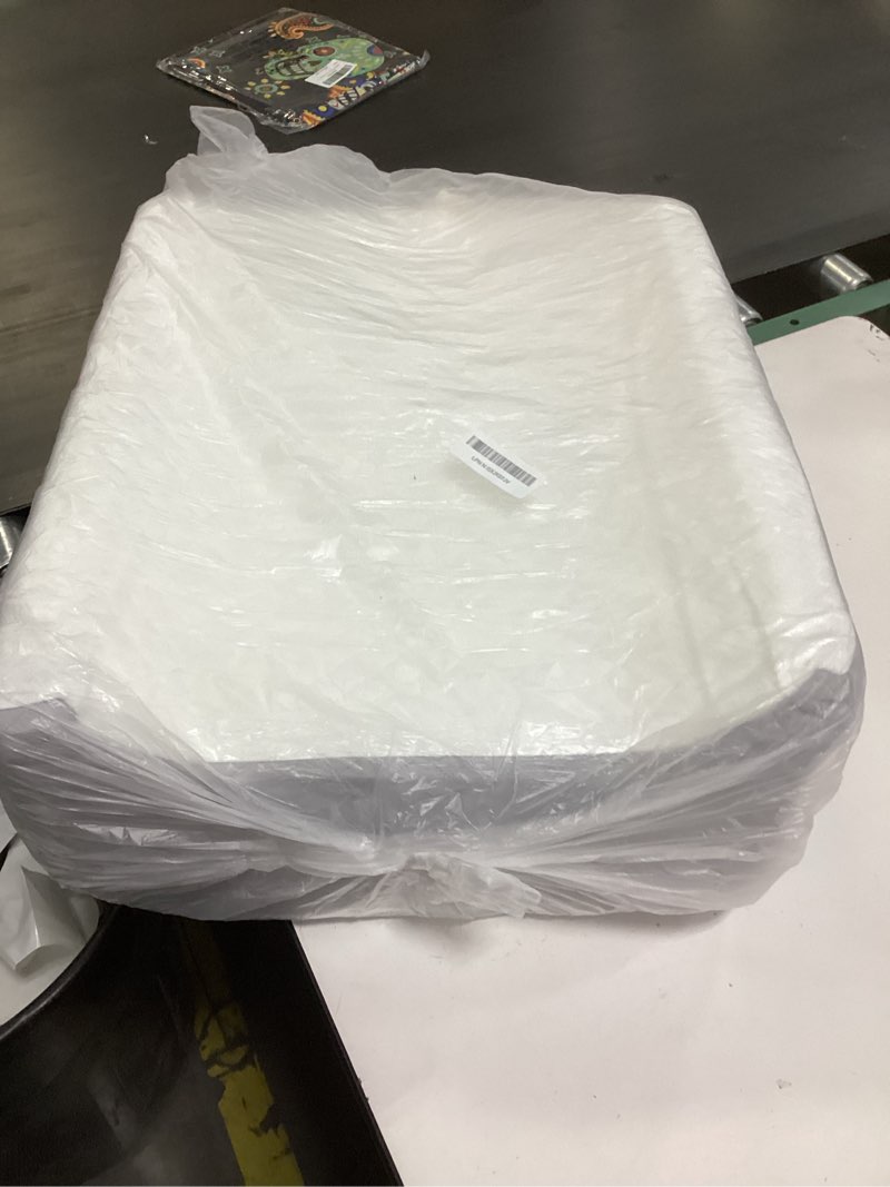 Condition photo showing Good Condition for Leg Elevation Pillow,Wedge Pillow for Legs Pain Relief After Surgery, Injury Recovery, and Rest,Leg Pillows Elevating for Swelling Relief and Sleeping Blood Circulation,Memory Foam Gray&white Double Leg