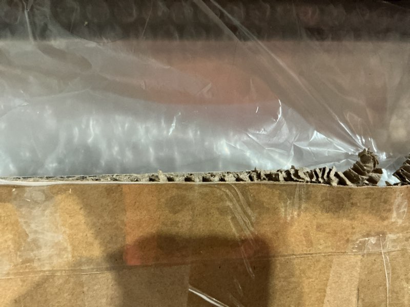 Condition photo showing Good Condition for extra large stainless steel litter box with lid, xl odor free metal litter box with high sides for big cats, open top easy cleaning kitty box anti-urine leakage, non-sticky, include scoop, black