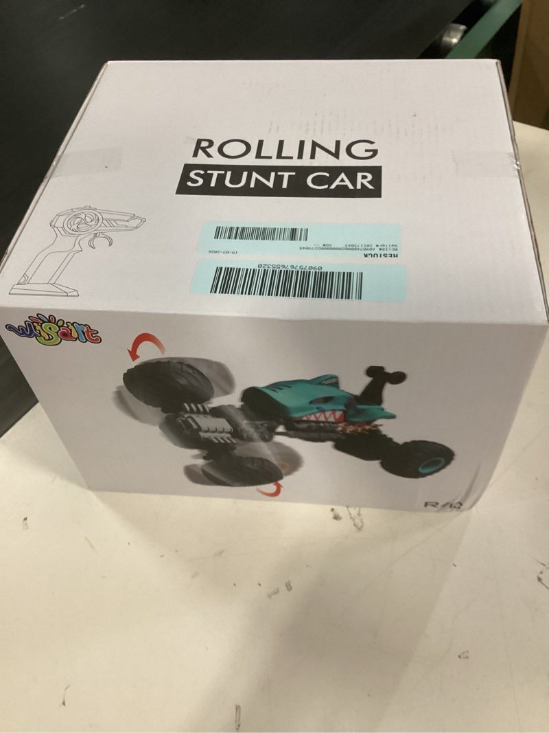 Condition photo showing New/Like New for wisairt remote control monster truck,1:16 rc drift car 4wd stunt car toys for kids aults 3+ birthday gifts(green)