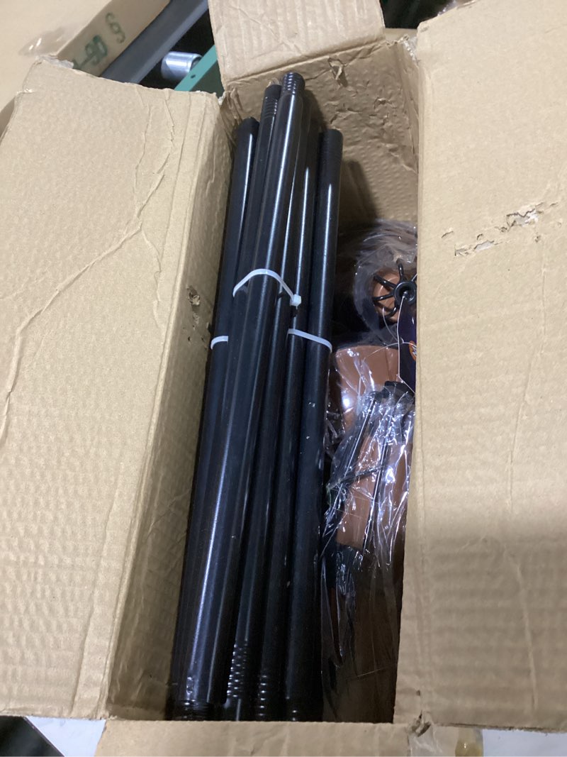 Condition photo showing New/Like New for matney outdoor metal patio torches – use for deck, patio, back yard, out door parties, wedding – includes fiberglass wick and snuffer cap (4 pack)