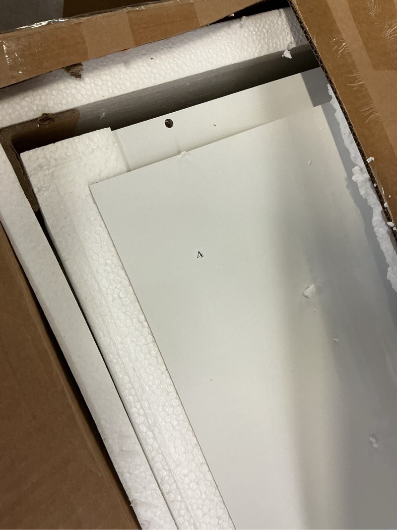 Condition photo showing Good Condition for OLIXIS 7 Drawer Mobile File Cabinet Under Desk Storage Organization with Wheels Vertical Filing Chest Rolling Wood Small Desk Printer Stand for Home Office, 15.75"D x 18.74"W x 34.25"H, White White 7-Drawer