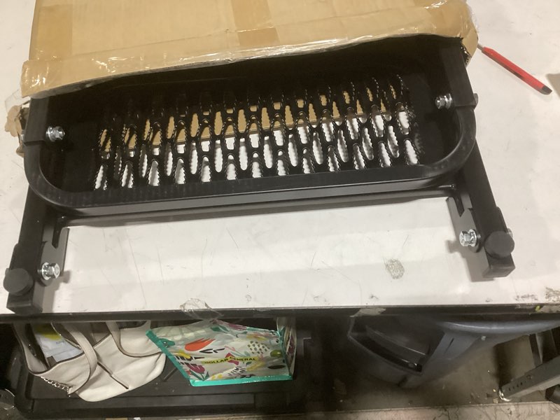 Condition photo showing As Is for aa products folding heavy duty tire steps for pickup truck, suv and rvs adjustable tire mounted auto step fits any tire from 9'' to 13'', rated up to 300 lbs