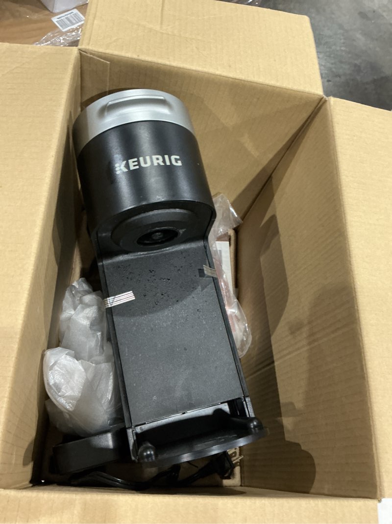 Condition photo showing As Is for keurig k-supreme single serve k-cup pod coffee maker, multistream technology, 4 brew sizes, 66oz dual-position removable reservoir, black black coffee maker