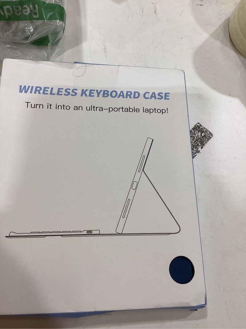 Condition photo showing Good Condition for Harvopu Compatible for iPad 11th 10th Generation Case with Keyboard, Folio Cover with Pencil Holder, Multi-Touch Trackpad, 7 Color Backlit, Detachable Keyboard for iPad (A16) 11th/10th Gen (Navy Blue)