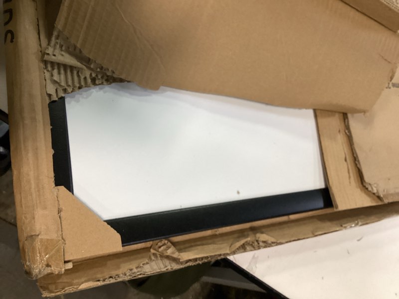 Condition photo showing Good Condition for ArtToFrames 23x35 Inch Black Picture Frame, This 1.25 Inch Custom Poster Frame is Soft Black - Comes with Economy Acrylic and Corrugated Backing (2WOM5180-23x35) 23 x 35" Soft Black