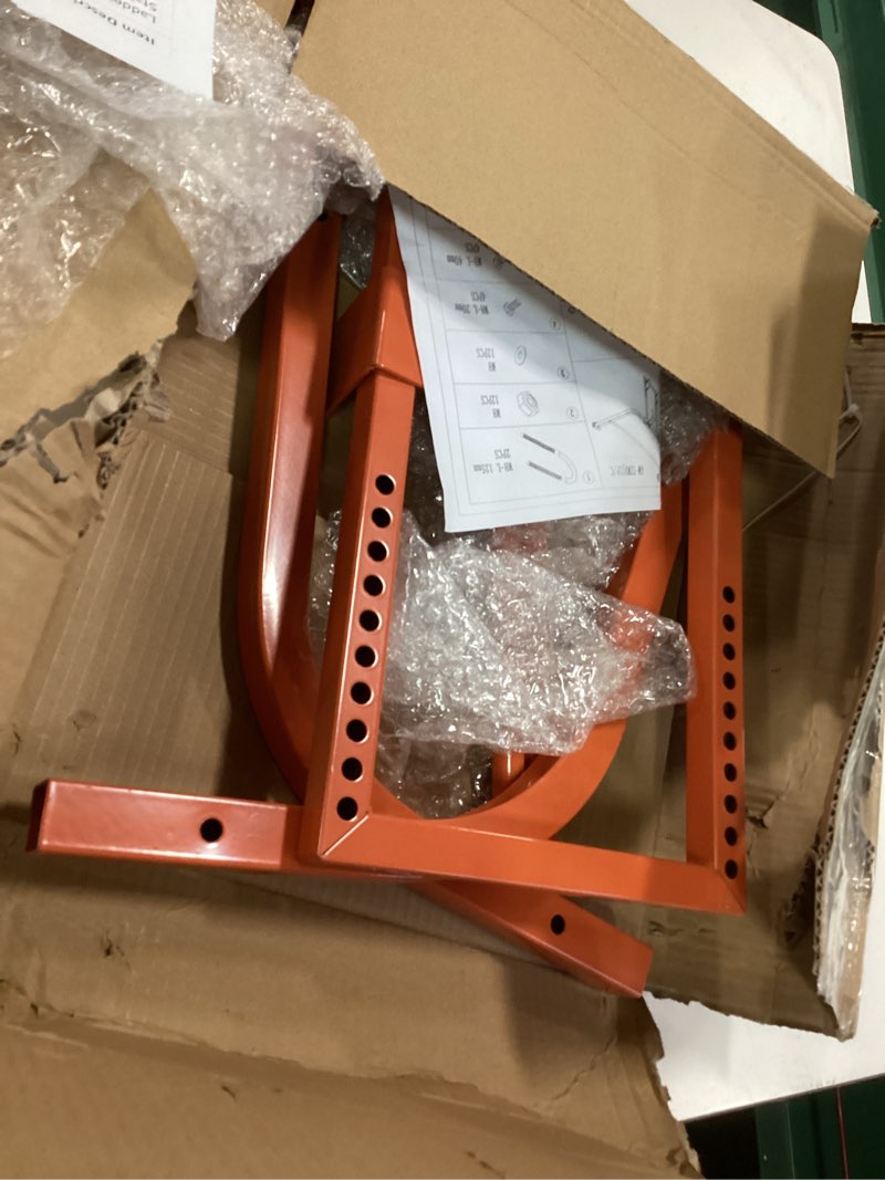 Condition photo showing Good Condition for Ladder Stabilizer for Roof Gutter Guard ?Wall,Extended Ladder Crane Stabilizer Accessory,Steel Ladder Stand-Off Wing Span/Wall Ladder Standoff with Non-Slip Rubber Bottom pad. (Orange-Steel)