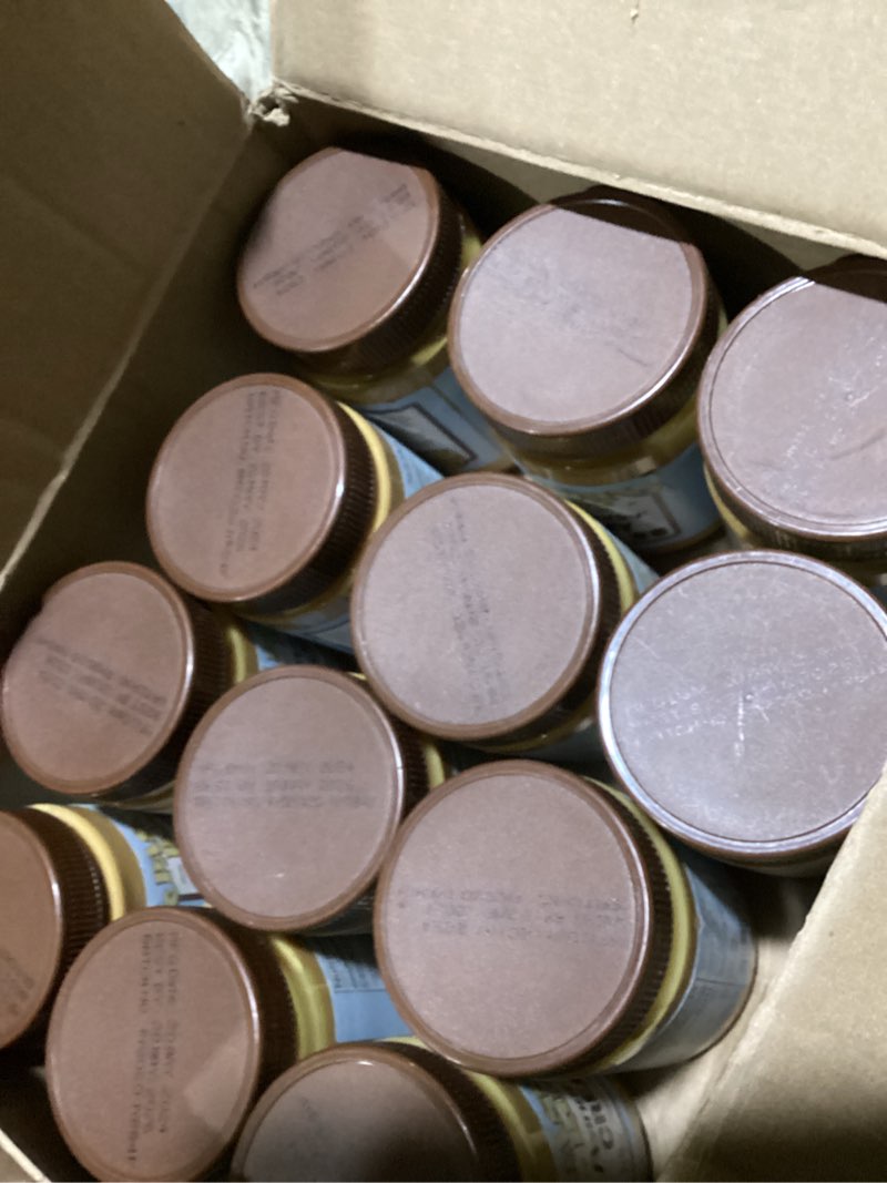 Condition photo showing Good Condition for Passion Root Crunchy Peanut Butter Spread Pack of 12, Made with Roasted Peanuts, 8g of Protein, High Healthy Fats, Non GMO, Gluten-Free, For Kosher, Keto, Vegan, Plant-Based, Vegetarian Diet, 18 oz Crunchy 18 Ounce (Pack of 12)
