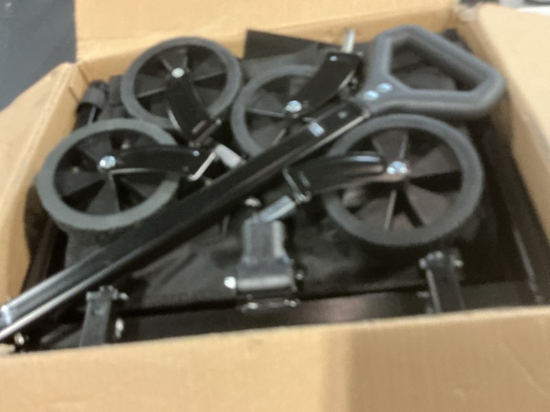 Condition photo showing Good Condition for 34'' Extra Long Collapsible Wagons Carts Foldable, 360LBS Heavy Duty Folding Beach Wagon Cart with Wheels, Portable Utility Outdoor Wagon for Grocery, Shopping, Garden, Sports, Camping, Black