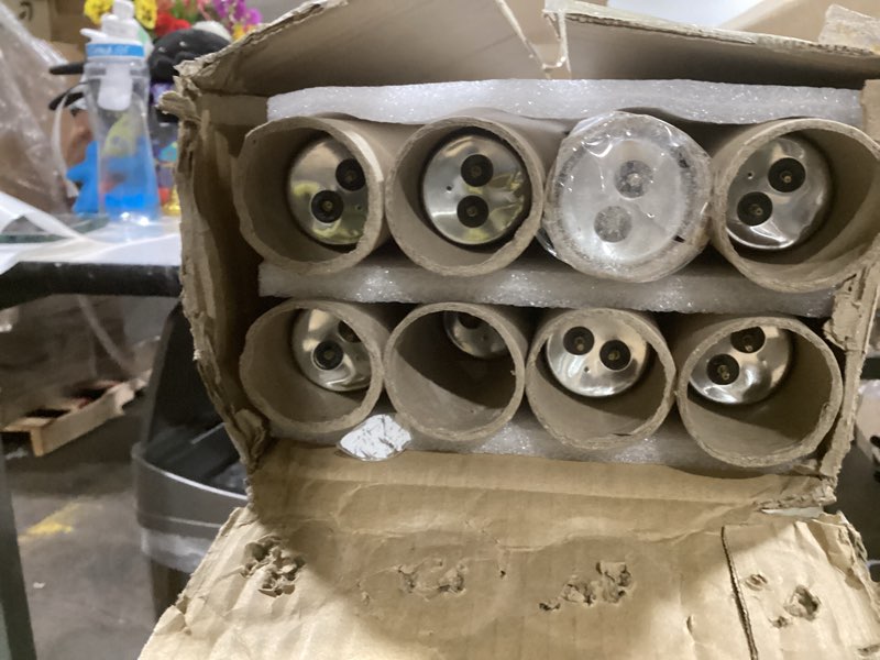 Condition photo showing As Is for konideke 8-pack f40t12/841 fluorescent light bulbs, 40w t12 cool white 4100k, 48-inch (4-foot) linear tube, g13 bipin base