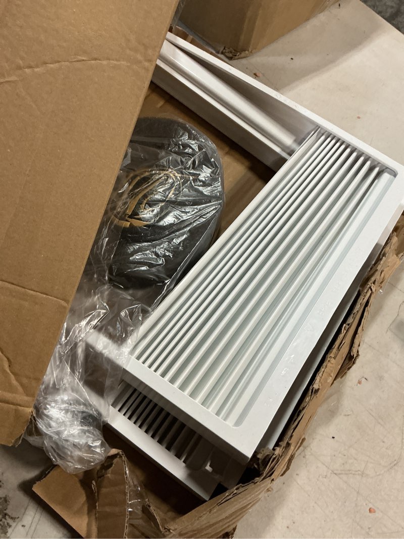 Condition photo showing Good Condition for window air conditioner side panel with frame, universal window ac accordion filler kit for most 5,000 btu units