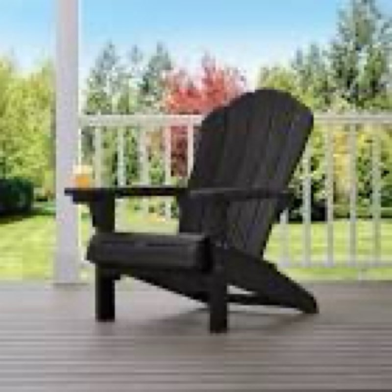 keter everest adirondack chair with integrated cupholder