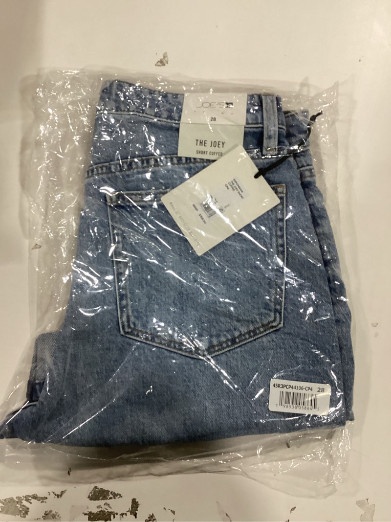 Condition photo showing Good Condition for Joe's Womens The Joey High Rise Denim Short 28 Composure