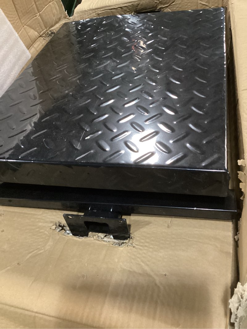 Condition photo showing Good Condition for Houseables Industrial Scale, Platform Scale, 600 LB, Large, Weight Machine for Luggage, Shipping, Packages, Floor, Commercial, Heavy Duty, Box, Postal, Laundry, Warehouse, Luggage Weighing, Digital Black