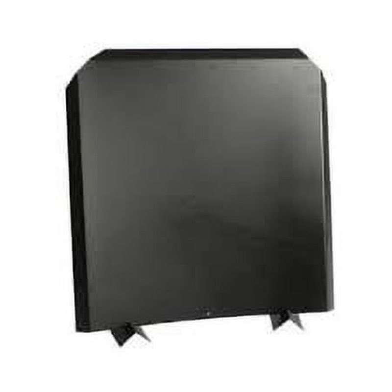 Stainless Steel Fireback, Painted Black, 24" x 24"