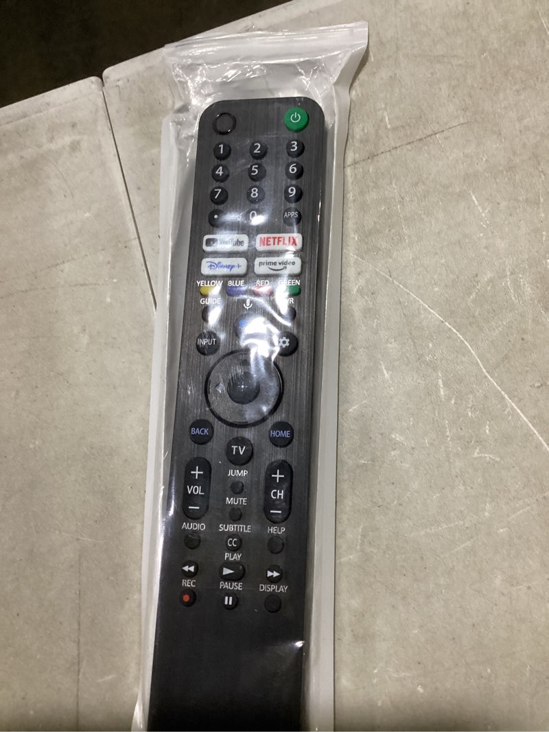 Condition photo showing New/Like New for voice remote replacement for sony smart tv control:comptible for 2019-2025 sony bravia oled led 4k 8k uhd,for android google tv with shortcuts youtube and dinsey+ etc. for sony rmf-tx520u