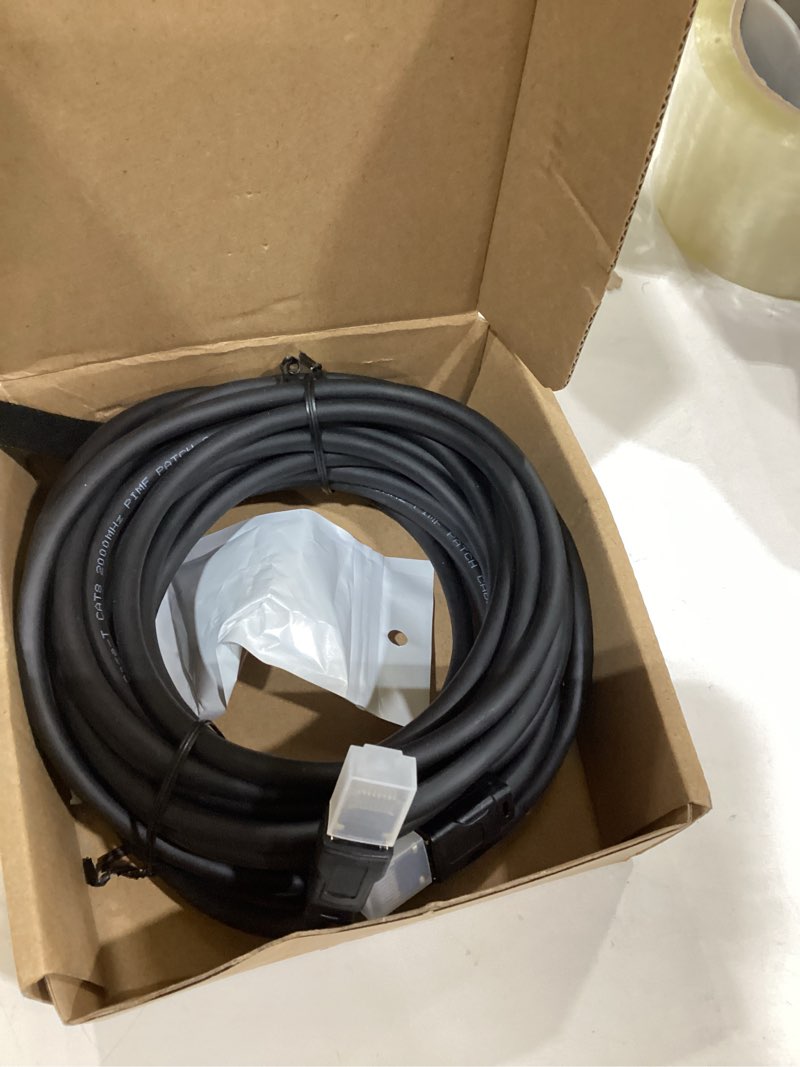 Condition photo showing Good Condition for Vabogu Cat 8 Ethernet Cable, Heavy Duty High Speed Internet Network Cable, Multiple Size Options, 26AWG, 2000MHz 40Gbps with Gold Plated RJ45 Connectors, Shielded for Indoor & Outdoor Use, 25FT 25FT-CAT8