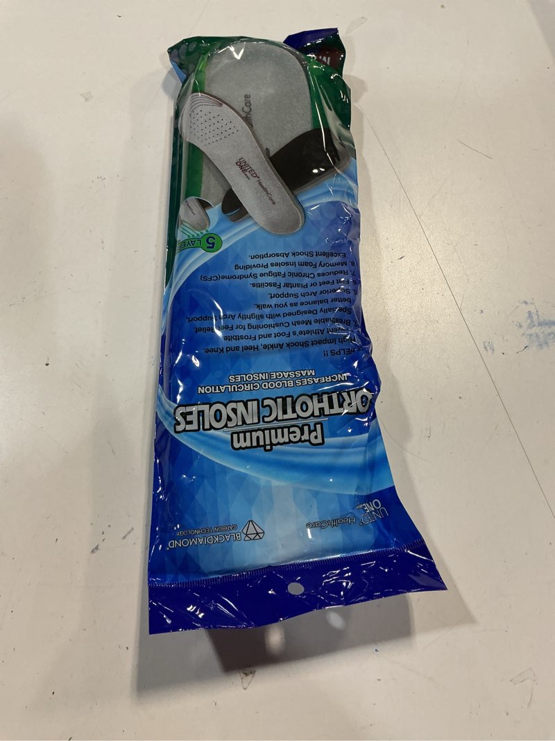 Condition photo showing New/Like New for UOG (United One) Memory Foam Insoles –Balance & Posture While You Walk. Pain Relief, Boosts Circulat