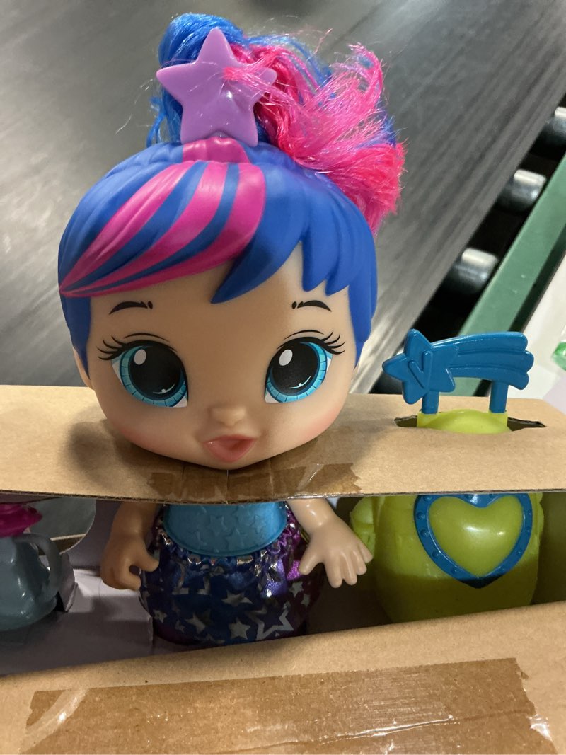 Condition photo showing Good Condition for baby alive star besties doll, stellar skylar, 8-inch space-themed doll for 3 year old girls and boys and up, accessories