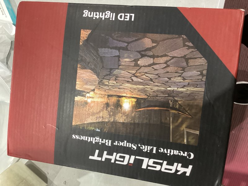 Condition photo showing Good Condition for 7 Inch LED Headlights, H6024 Led Headlight Blue Halo Amber 7" round Headlights High Low Sealed Beam Headlamps H4-H13 Adapter Compatible with Jeep Wrangler JK TJ LJ CJ miata Hummer H1 H2(Pair)