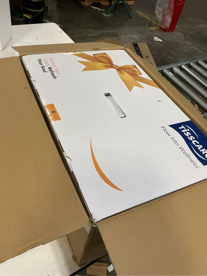 Condition photo showing New/Like New for TISSCARE Shiatsu Foot Massager with Heat: FSA HSA Eligible Foot Massager for Neuropathy, Plantar Fasciitis and Pain Relief-Massage Feet/Leg/Calf/Ankle at Home/Office, Gifts for Women and Men(Gray)