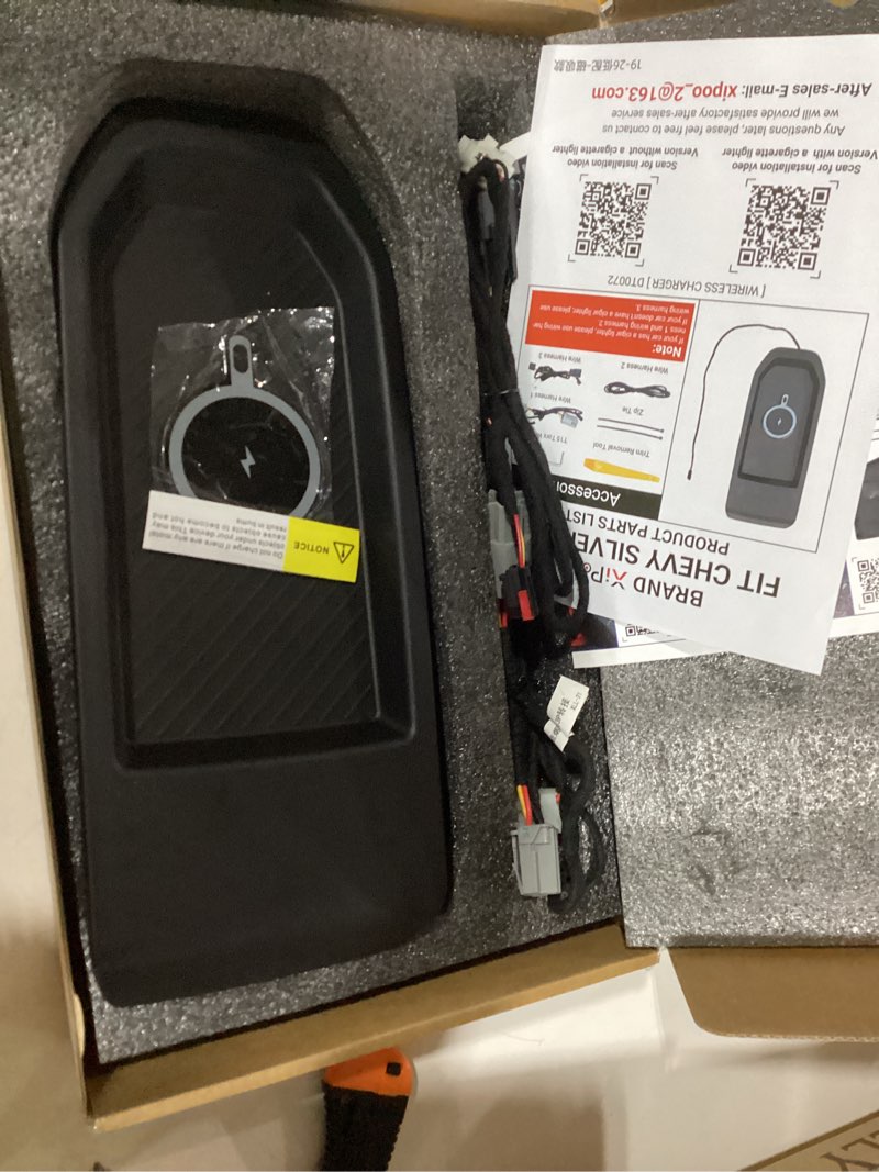 Condition photo showing Good Condition for xipoo magnetic wireless charger compatible with 2019-2026 chevy silverado gmc sierra 1500 20-26 2500hd 3500hd wireless charger tray jump seat replacement for 2019-2026 chevy silverado accessories magnetic style