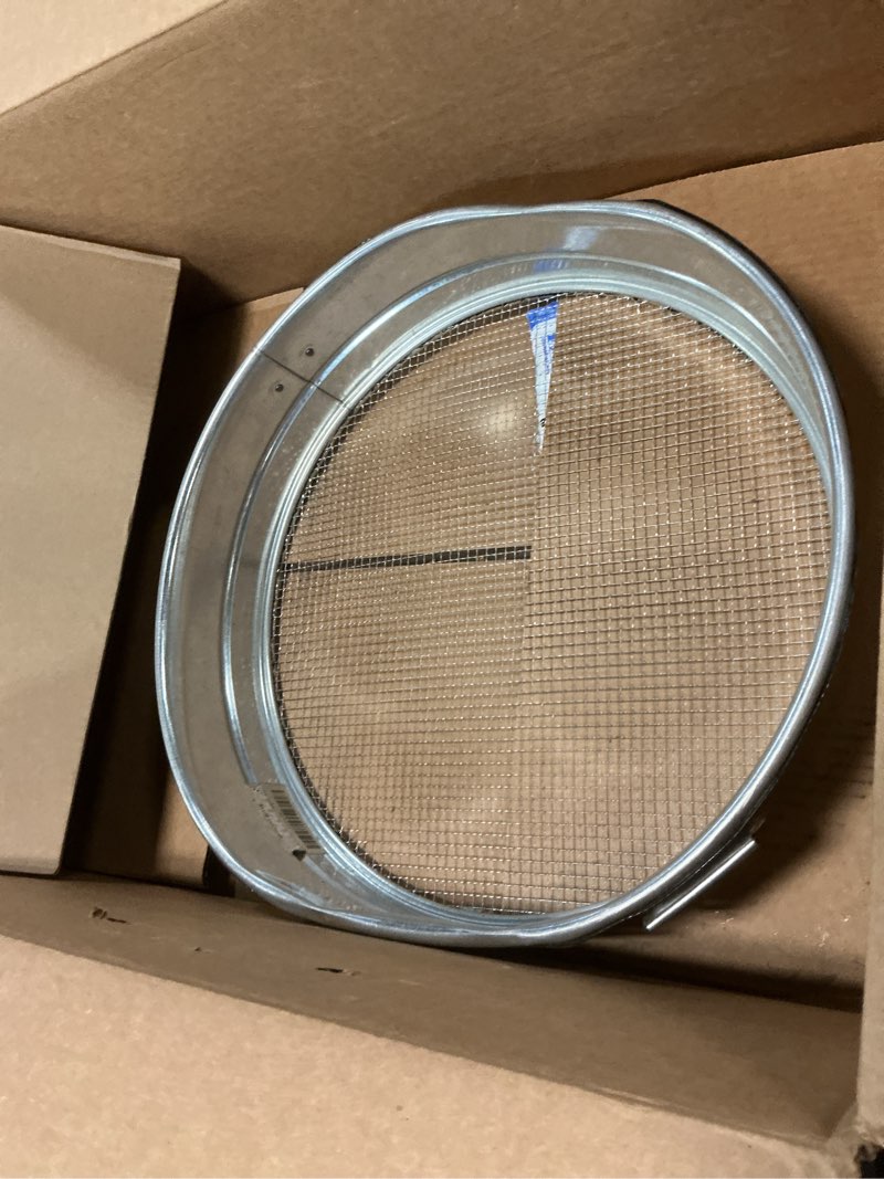 Condition photo showing Good Condition for 19“ large soil sifter with handle for gardening, dirt sifter, compost sifter, rock sand sifter, wheelbarrow sifter, garden soil sieve, metal gravel pellet worm sifter, heavy duty bin outdoor