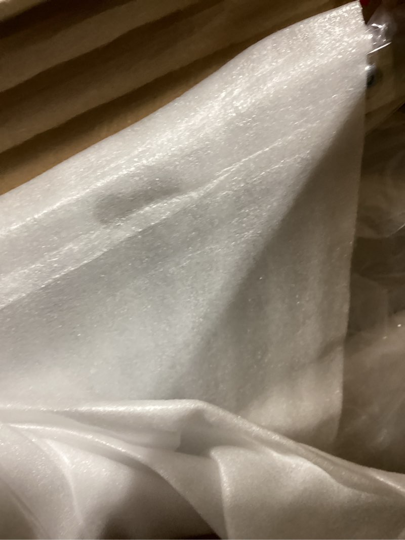 Condition photo showing New/Like New for 48"x14" rounded rectangle over the door mirror - full length tempered glass & aluminum frame, no drill installation for bedroom, bathroom, closet, entryway (silver white) 14"x 48" rounded corner-silver white