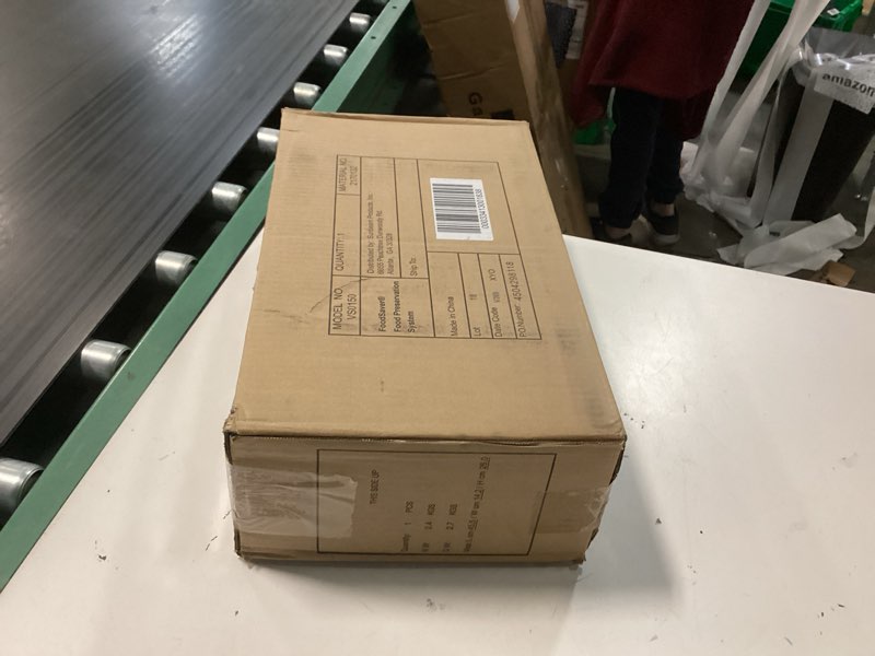 Condition photo showing New/Like New for foodsaver powervac compact vacuum sealing machine stainless steel & black vertical storage vs0150 | preserves freshness reduces bag waste for both dry and wet food