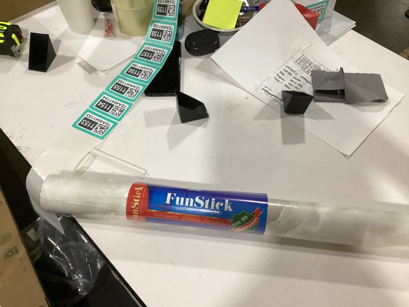 Condition photo showing Good Condition for FunStick 24"x200" Cream Beige Onyx Marble Countertop Contact Paper Waterproof Self Adhesive Marble Wallpaper Peel and Stick Countertops for Kitchen Removable Wall Paper for Bathroom Table Desk Walls 200" x 24" Light Brown