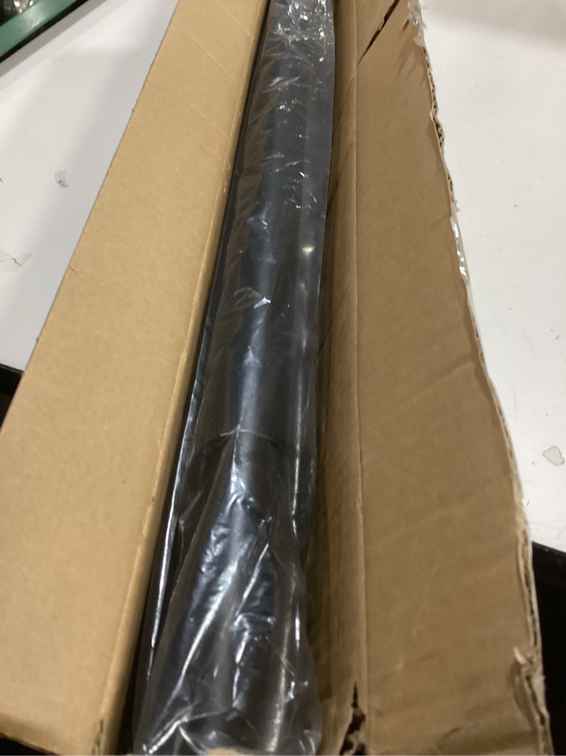 Condition photo showing Good Condition for Homease Tension Shower Curtain Rods 122-141.7 Inch Room Divider Never Rust Adjustable Spring Rods for Window Bathroom Balcony Storeroom Laundry Non-slip No Drilling Easy to Install Black Matte Black 122 - 141.7 In