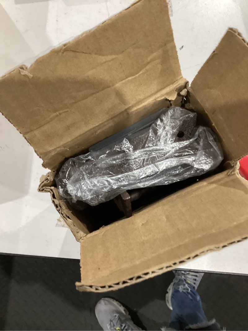 Condition photo showing New/Like New for Blulu 4 Pack Antique Style Cast Iron Shelf Brackets Decorative Brackets 3 7/8" x 3 7/8" Wall Mount Shelving Bracket Heavy Duty Victorian Style Shelf(Iron Gray) Iron Gray 3 7/8" X 3 7/8"