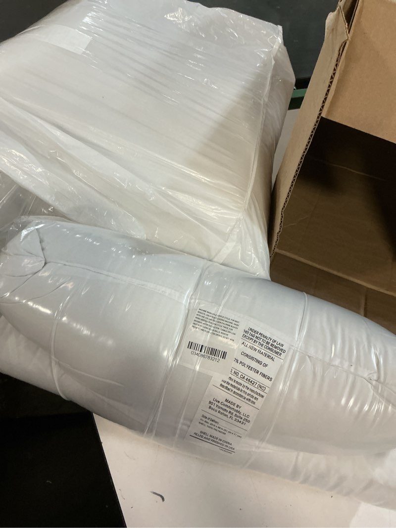 Condition photo showing Good Condition for sertapedic cool nites bed pillow  king  2 pack