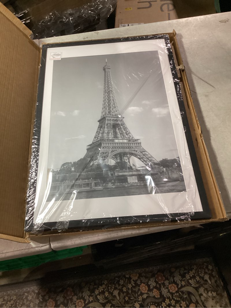 Condition photo showing New/Like New for upsimples 16x24 Picture Frame, Display Pictures 14x20 with Mat or 16 x 24 Without, Wall Hanging Poster Frames, Black, 1 Pack