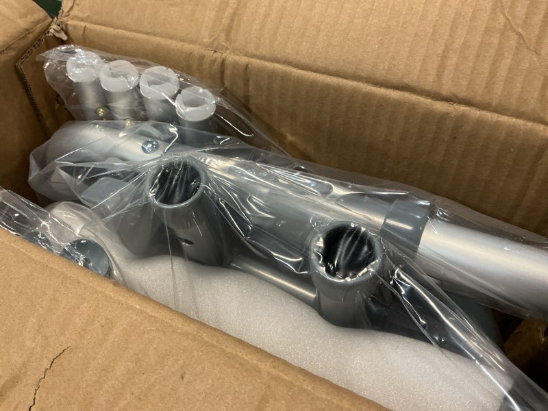 Condition photo showing New/Like New for Medical king Walkers for Seniors Aluminum Lightweight Walker with Wheels, Adjustable Width and Height, Folding Walker for Elderly, Handicapped, Disabled 2 Wheels in Front