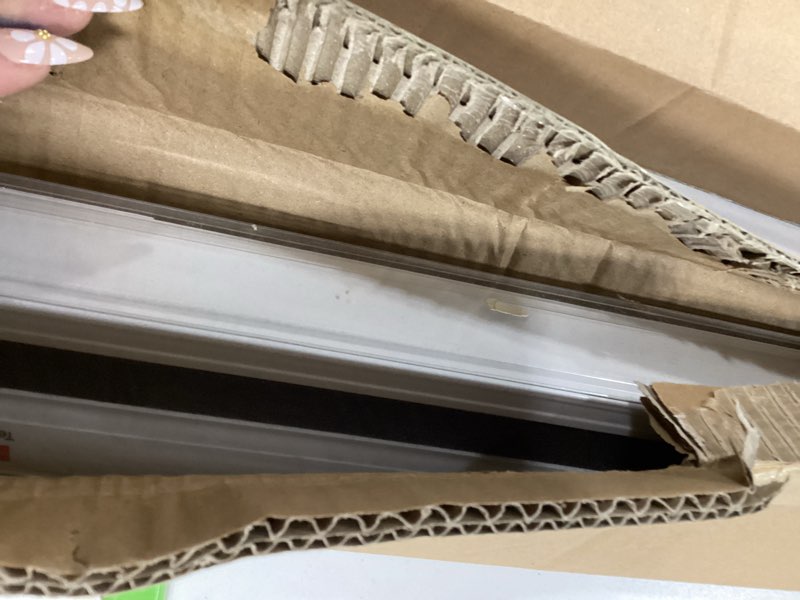 Condition photo showing New/Like New for Changshade Cordless Cellular Shades, Blackout Honeycomb Shades for Windows, Pull Down Pleated Blinds, Easy to Install for Indoor Windows and French Doors,27" W x 48" H, Black Blackout Black 27"W x 48"H