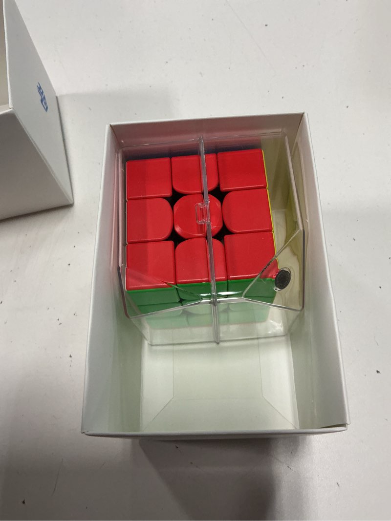 Condition photo showing As Is for gan 356 m, speed cube 3x3 magnetic speedcube stickerless 356m fidget toys for kids adults, no extra ges