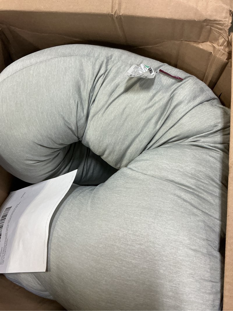 Condition photo showing As Is for momcozy pregnancy pillow for sleeping - u shaped full body maternity pillow | removable cover, support for back, legs, belly, hips for pregnant women, side sleeper, pregnancy gifts & essentials, 57 inch grey