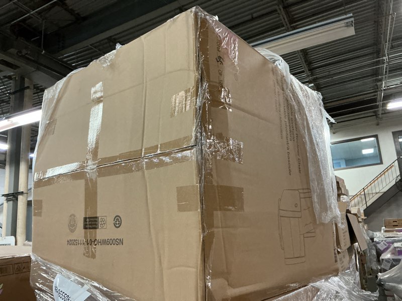 Condition photo showing New/Like New for baby relax mikayla 4-in-1 nursery swivel recliner glider, white