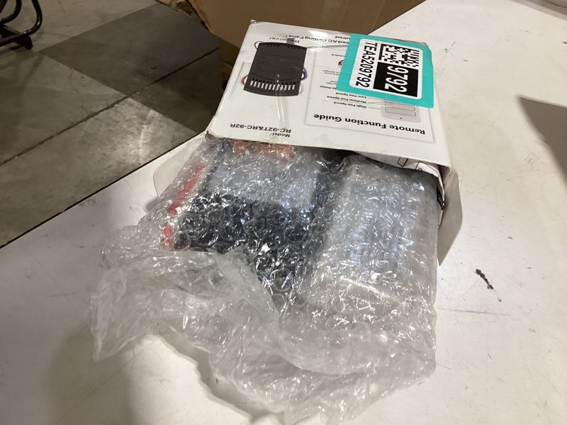 Condition photo showing As Is for universal ceiling fan remote control kit replacement for harbor breeze | compatible with hampton bay hunter, 3 speeds with light dimmer, replace a25-tx001-r1/a25-tx005-r/a25-tx013/zjf-rt01a,315mhz rc-92r&rc-92t remote kit