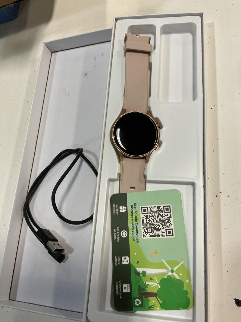 Condition photo showing Good Condition for aeac smart watch for women, 2024 newest fitness watch with heart rate/sleep/spo2 monitor, smartwatch for iphone/samsung/android, 110+ sport modes waterproof activity trackers and reloj inteligente rose gold
