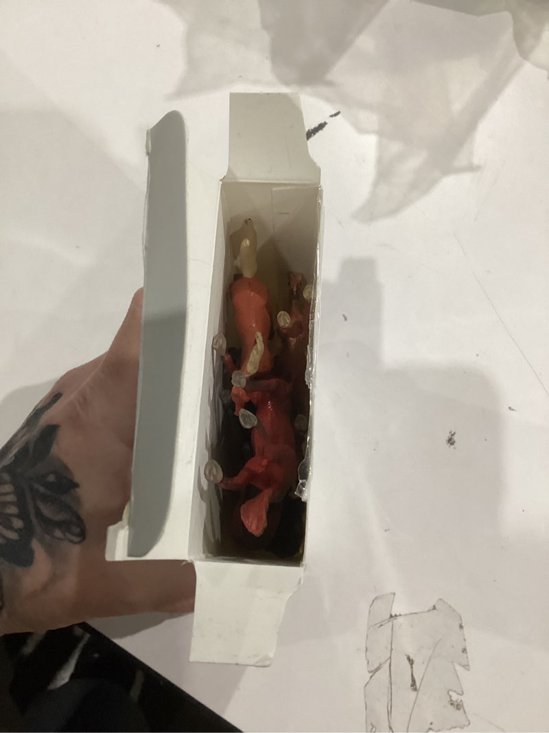 Condition photo showing Good Condition for Chalyna 12 Pieces 2-3" Tiny Horse Figurines Toy Set, Plastic Pony Small Foal Figures, Farm Mini Animal Toy Gift for Kids, Miniature Horse Playset Easter Birthday Party Favors for Club Cake Topper