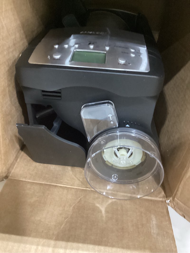 Condition photo showing As Is for Capresso 465 CoffeeTeam TS 10-Cup Digital Coffeemaker with Conical Burr Grinder and Thermal Carafe Stainless Steel Carafe Coffeemaker