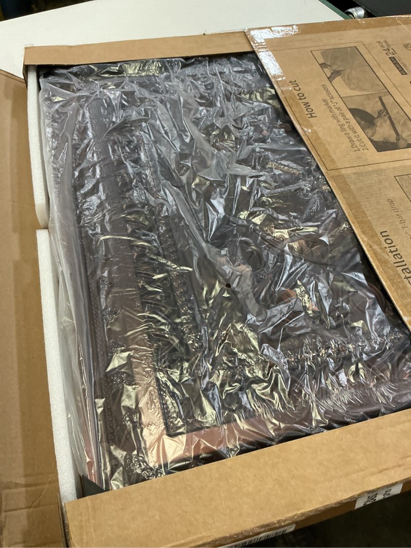 Condition photo showing New/Like New for art3d drop ceiling tiles, glue up ceiling tiles, 2'x2' plastic sheet in antique copper (24-pack, 96 sq.ft) 24"x24" antique copper 24